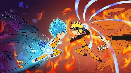 Скриншот 1 — Stick Hero Fight : All-Star