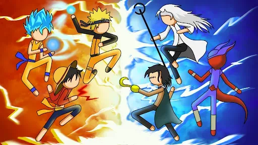 Скриншот 4 — Stick Hero Fight : All-Star