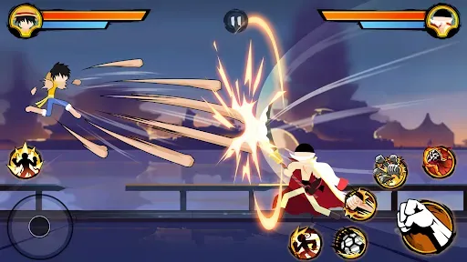 Скриншот 1 — Stickman Pirates Fight