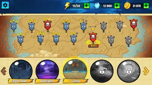 Скриншот 4 — Stickman Pirates Fight