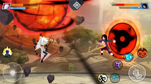 Скриншот 2 — Stickman Shinobi: Ninja Fight