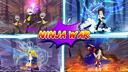 Скриншот 4 — Stickman Shinobi: Ninja Fight