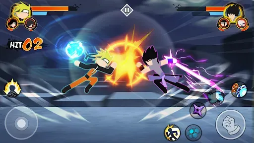 Скриншот 1 — Stickman Ninja 3v3 Battle