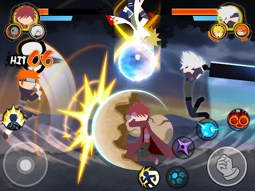 Скриншот 6 — Stickman Ninja 3v3 Battle