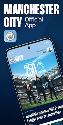 Скриншот 1 — Manchester City Official App