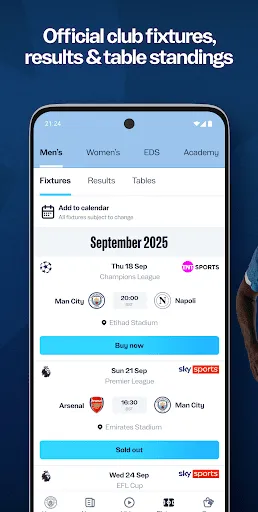 Скриншот 7 — Manchester City Official App