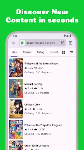 Скриншот 1 — Manga Explorer - Manga Reader