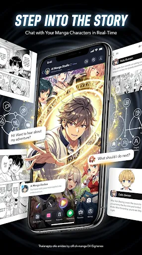 Скриншот 4 — Manga Studio: AI Comic Maker