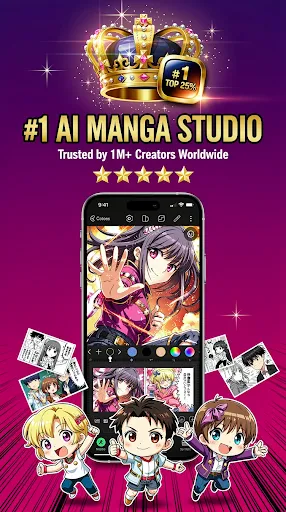 Скриншот 7 — Manga Studio: AI Comic Maker