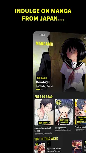 Скриншот 2 — Mangamo Manga & Comics