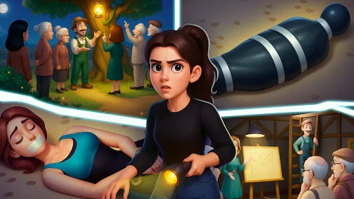 Скриншот 4 — Mansion Mystery - Match 3 Home