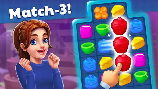 Скриншот 6 — Mansion Mystery - Match 3 Home