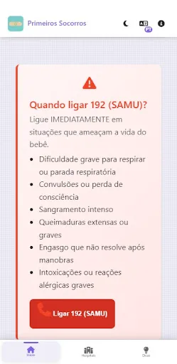 Скриншот 2 — Guia de Primeiros Socorros