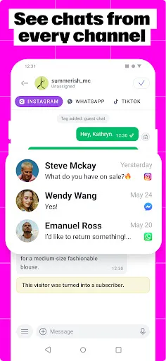 Скриншот 5 — Manychat