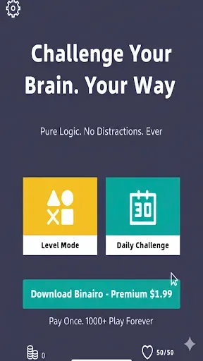 Скриншот 4 — Binary Puzzle Plus
