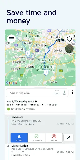 Скриншот 2 — Multi-Stop Route Planner