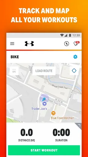 Скриншот 1 — MapMyRide: велоезда с GPS