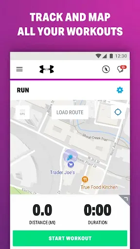 Скриншот 1 — Ходи с MapMyWalk