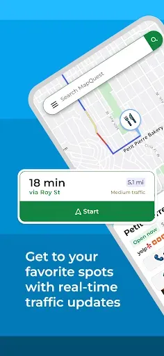 Скриншот 4 — MapQuest: Get Directions