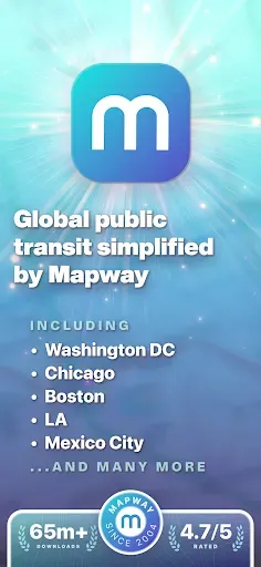 Скриншот 1 — Mapway: Maps & Transit Planner