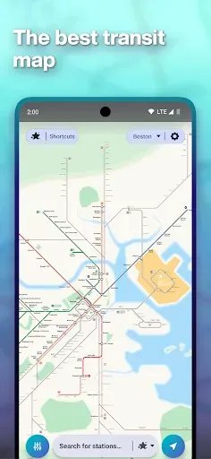 Скриншот 2 — Mapway: Maps & Transit Planner
