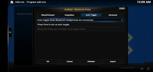 Скриншот 2 — Bluetooth Delay for Kodi