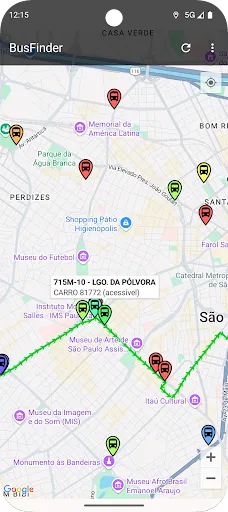 Скриншот 1 — BusFinder - Ônibus SP