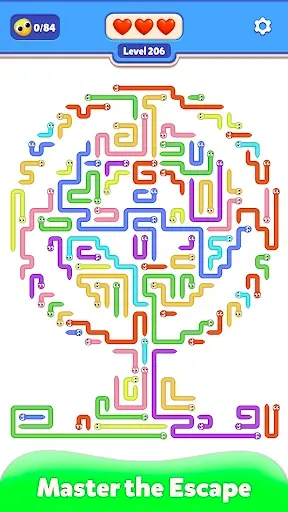 Скриншот 4 — Slither Escape: Snake Puzzle