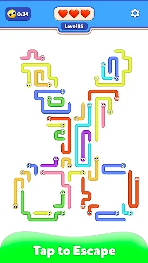 Скриншот 6 — Slither Escape: Snake Puzzle