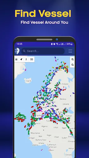 Скриншот 5 — Морская навигация движение