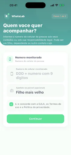 Скриншот 1 — WhatsLab - Parental Control
