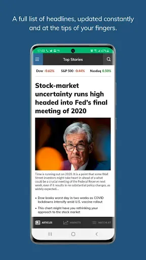 Скриншот 1 — MarketWatch