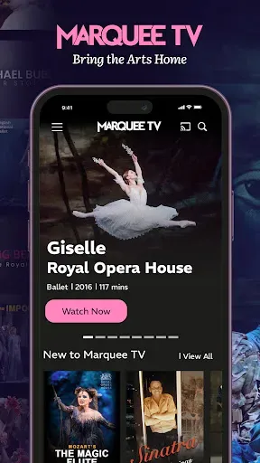 Скриншот 1 — Marquee TV - Arts on Demand