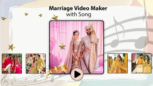 Скриншот 1 — Marriage video maker with song