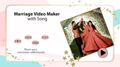 Скриншот 7 — Marriage video maker with song