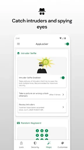 Скриншот 4 — App Lock: Fingerprint, PIN