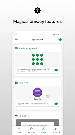 Скриншот 6 — App Lock: Fingerprint, PIN
