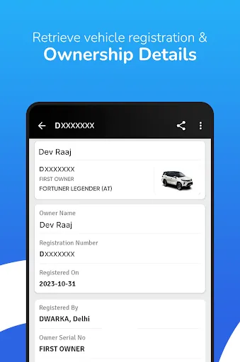 Скриншот 6 — RTO Vehicle Info App, Challan
