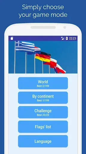 Скриншот 4 — Flags of the countries - Quiz