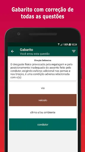 Скриншот 5 — Simulado Habilitação - MG