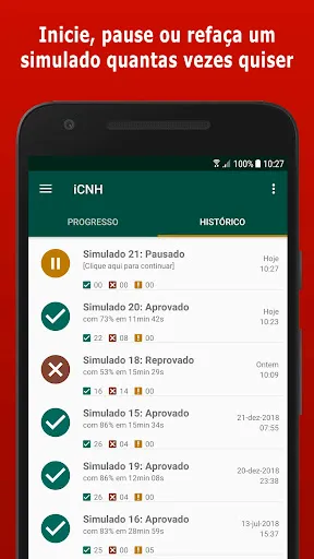 Скриншот 8 — Simulado Habilitação - MG