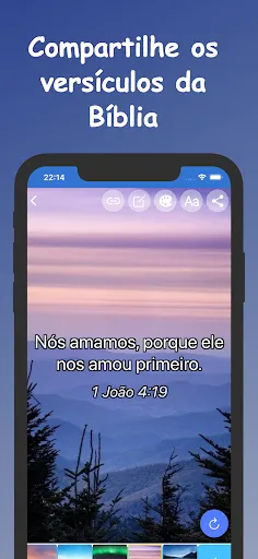 Скриншот 3 — Bíblia Sagrada e Harpa Cristã