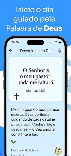 Скриншот 2 — Devocional Diário: Fé e Oração