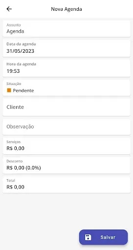Скриншот 2 — Agenda para Manicures