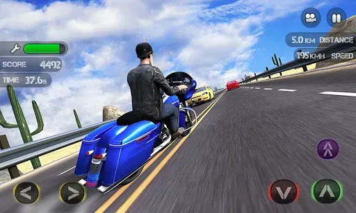 Скриншот 3 — Race the Traffic Moto