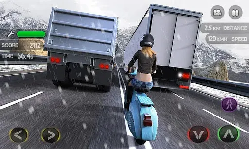 Скриншот 4 — Race the Traffic Moto