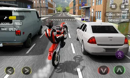 Скриншот 7 — Race the Traffic Moto