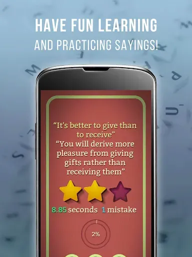 Скриншот 1 — Proverbs & Sayings Master
