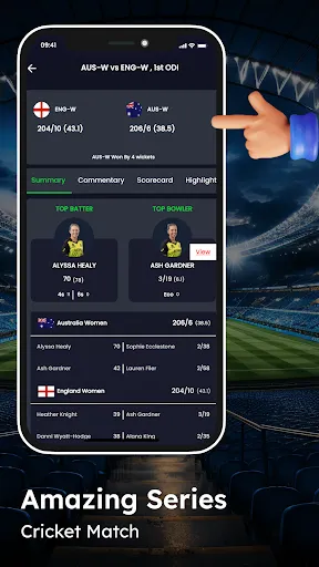Скриншот 4 — Live Cricket TV HD