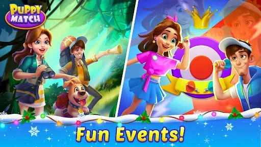 Скриншот 7 — Puppy Match : Match 3 Game
